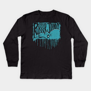 Rubber Johnny! Kids Long Sleeve T-Shirt